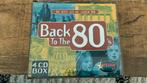 Back to the Eighties, hits uit de jaren ‘80, 4 cd box, Cd's en Dvd's, Cd's | Verzamelalbums, Gebruikt, Ophalen of Verzenden
