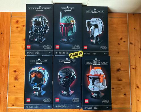 🆕  Lego helmen 75274, 75277, 75305, 75327, 75343 en 75350, Kinderen en Baby's, Speelgoed | Duplo en Lego, Nieuw, Lego, Complete set