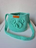 Zelfgehaakt  Schoudertasje pastelgroen, Ophalen of Verzenden, Nieuw, Groen