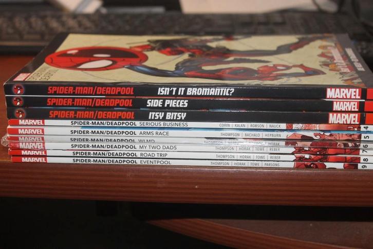 Marvel Spiderman/ Deadpool  complete serie in tpb, Boeken, Strips | Comics, Zo goed als nieuw, Complete serie of reeks, Amerika
