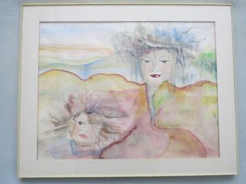 Aquarel Ati Diepenhorst  beschikbaar voor biedingen