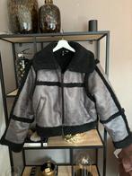 Lammy coat jas zwart, Ophalen of Verzenden, Zo goed als nieuw, Maat 46/48 (XL) of groter, Zwart