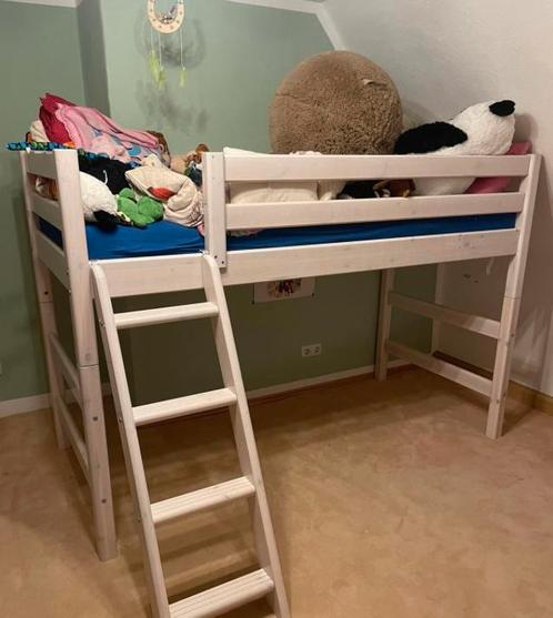 FLEXA Classic - verhoogde halfhoogslaper - 143cm!!!, Kinderen en Baby's, Kinderkamer | Stapelbedden en Hoogslapers, Gebruikt, Halfhoogslaper