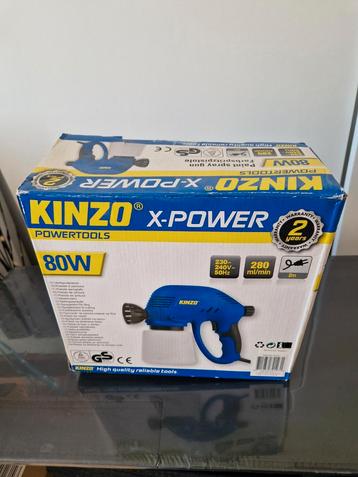 Kinzo X-Power Verfspuit - Zo goed als nieuw! beschikbaar voor biedingen