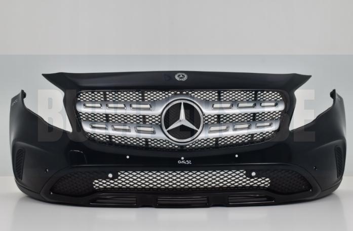Bumper MERCEDES GLA X156 W156 FACELIFT REGULAR Voorbumper 01, Auto-onderdelen, Carrosserie en Plaatwerk, Bumper, Voor, Gebruikt