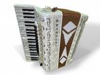 Accordiola, Borsini, Fisart, Paolo Soprani, Mengascini enz., Ophalen, Toetsaccordeon, 120-bas, Met riemen