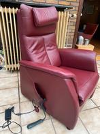 Sta-op fauteuil Prominent, Huis en Inrichting, Fauteuils, Ophalen, Gebruikt, 75 tot 100 cm, Leer