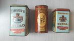 3 blikken Droste Roentree's cocoa oude antieke blikken, Verzamelen, Blikken, Ophalen of Verzenden, Gebruikt, Overige, Droste