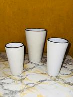 Vintage vazen Potterie Boonstra decor zeepaardjes, Ophalen