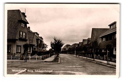 Winschoten, Burg. Schönfeldsingel, Verzamelen, Ansichtkaarten | Nederland, Gelopen, Groningen, 1940 tot 1960, Verzenden