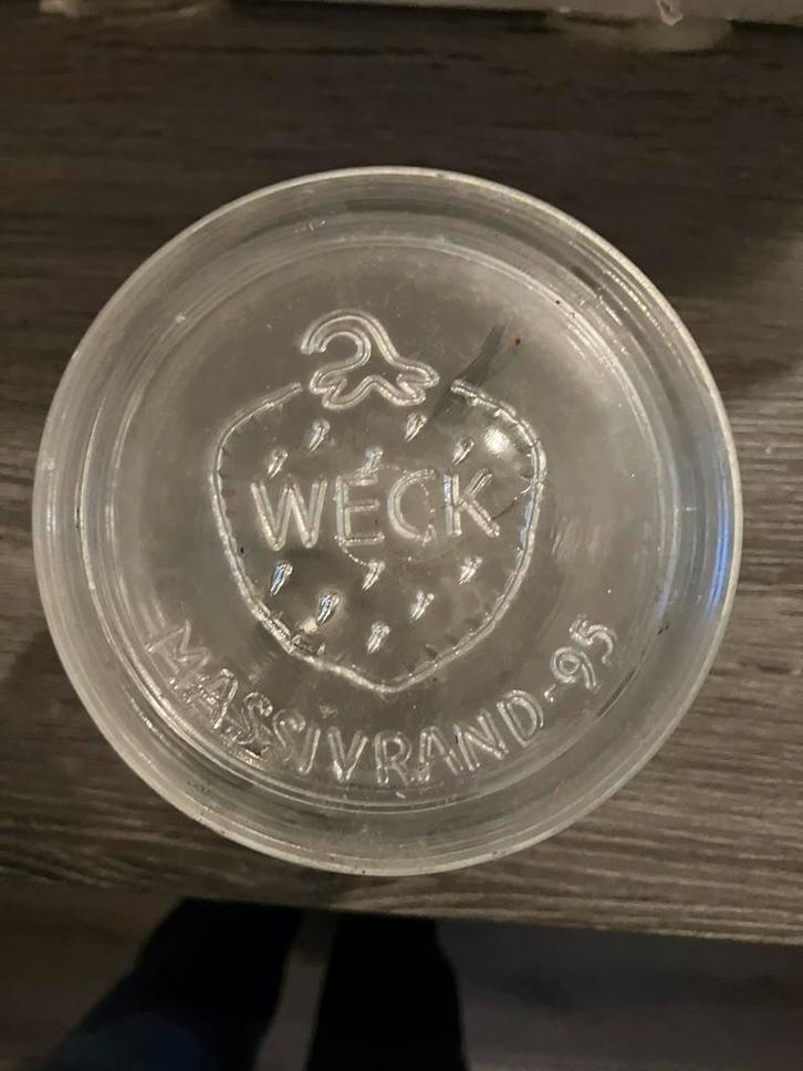 Inmaakpotten merk Weck inhoud 1L, Huis en Inrichting, Keuken | Potten en Pannen, Pot, Bus of Blik, Ophalen