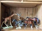 Goebel Dierenbeeldjes Collectie - Giraffe, Zebra, Steen, Antiek en Kunst, Ophalen of Verzenden