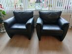 Fauteuils, Huis en Inrichting, Fauteuils, Ophalen, Gebruikt, 75 tot 100 cm, Leer