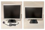 2x LCD monitor beeldscherm | BIEDEN!!, Computers en Software, Monitoren, Ophalen, VGA, Gebruikt, Overige resoluties
