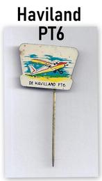 Spvl7 speldje vliegtuig - haviland pt6, Verzamelen, Speldjes, Pins en Buttons, Ophalen of Verzenden, Gebruikt, Transport