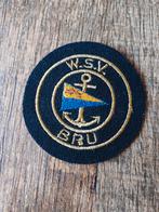 W.S.V embleem - Watersport Vereniging Bruinisse, Ophalen of Verzenden, Nederland, Embleem of Badge