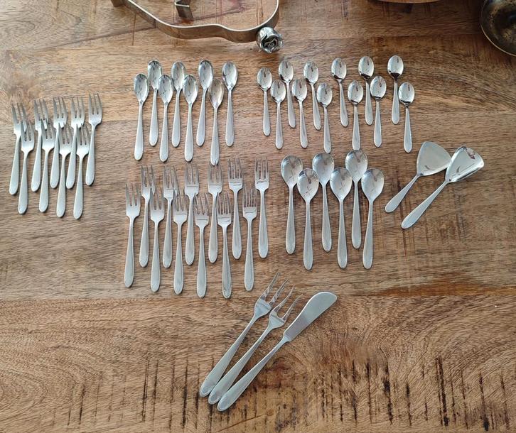 Gero Zilmeta 507 Polka,diverse sets klein bestek., Antiek en Kunst, Antiek | Bestek, Ophalen of Verzenden