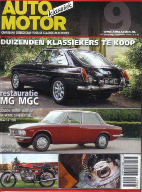 AMK 9 2008 : MG MGC - Mazda 1500 - Zündapp Bella - Morini, Boeken, Auto's | Folders en Tijdschriften, Gelezen, Algemeen, Ophalen of Verzenden