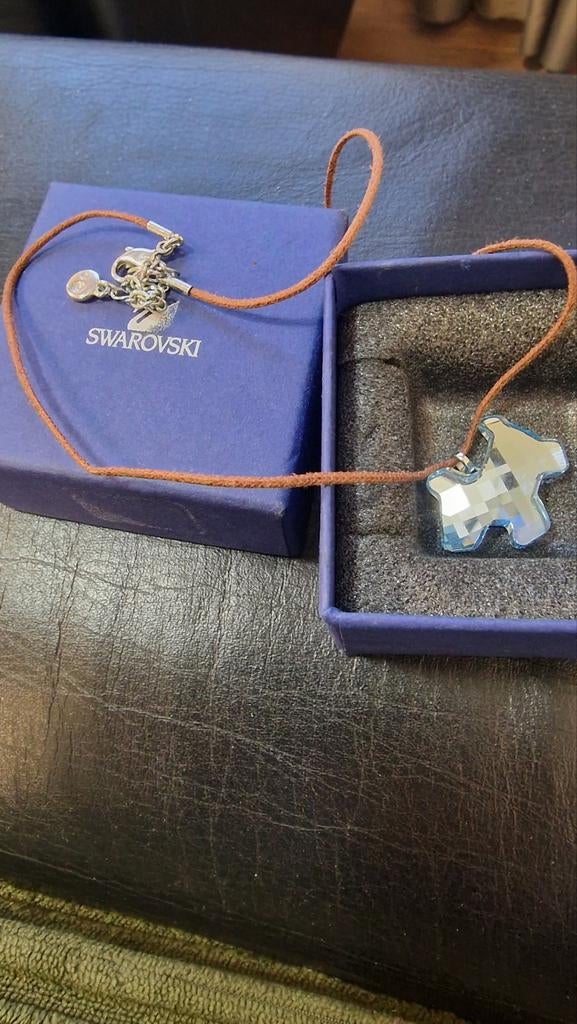 Swarovski Ketting Nieuw in Doos, Sieraden, Tassen en Uiterlijk, Kettinghangers, Ophalen of Verzenden, Nieuw, Zilver, Zilver