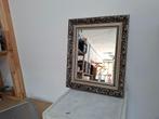 mooie aparte oude wandspiegel  mooie bewerkte lijst, Ophalen of Verzenden, Rechthoekig, Minder dan 50 cm