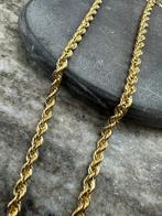 Prachtige 14k gouden rope ketting | 60 cm, Ophalen of Verzenden, Nieuw, Goud