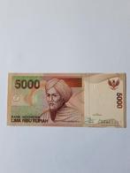 5000 rupiah indonesia 2001 unc kk  f.4.9, Postzegels en Munten, Bankbiljetten | Azië, Verzenden, Zuidoost-Azië