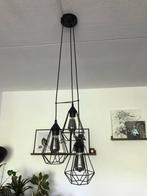 Zwart metalen hanglamp, Ophalen, Zo goed als nieuw, Industrial, Metaal