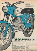 retro reclame 1971 Zundapp C50 Sport brommer win wedstrijd, Verzenden, Overige typen