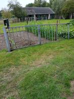 IJzeren poort, Tuin en Terras, Tuinhekken en Hekwerk, Ophalen, Met poort, Gebruikt, Spijlenhekwerk