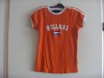 Goedkoop oranje katoenen fan shirt voetbalshirt FANATIC 128, Kinderen en Baby's, Kinderkleding | Maat 128, Jongen, Gebruikt, Ophalen of Verzenden