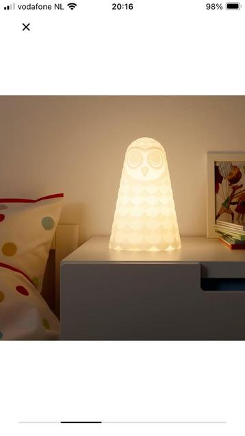 Lamp SOLBO wit uil Ikea beschikbaar voor biedingen