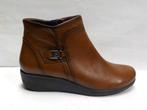 Cognac kleur laarsjes Fluchos maat 39, Bruin, Lage of Enkellaarzen, FLUCHOS S.L., Nieuw