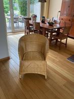 Rieten stoel, Huis en Inrichting, Stoelen, Ophalen, Gebruikt, Bruin, Riet of Rotan