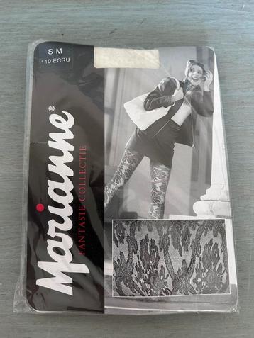 Ecru kanten panty van Marianne. Maat S/M. Nieuw! beschikbaar voor biedingen
