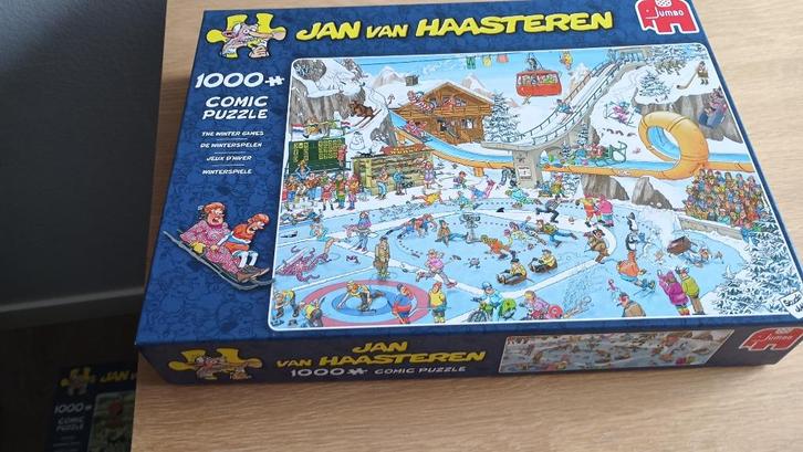 Jan van Haasteren,1000 stukjes, Hobby en Vrije tijd, Denksport en Puzzels, Zo goed als nieuw, Legpuzzel, 500 t/m 1500 stukjes
