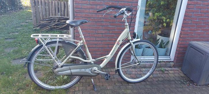 Moederfiets met breed stuur, Fietsen en Brommers, Fietsen | Dames | Moederfietsen, Gebruikt, Overige merken, Ophalen