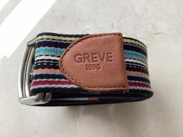 Greve broekriem diverse kleuren. 121 cm., Kleding | Heren, Riemen en Ceinturen, Zo goed als nieuw, Riem of Ceintuur, 115 cm of meer