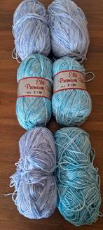 Elit Premium Wol gemêleerd garen wit/ blauw, Ophalen of Verzenden, Zo goed als nieuw, Breien of Haken, Wol of Garen