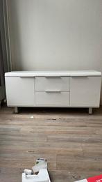 Wit hoogglans tv kast, Huis en Inrichting, Kasten | Dressoirs, Ophalen of Verzenden, Gebruikt, 25 tot 50 cm