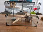 Hamsterkooi met extra's, Dieren en Toebehoren, Kooi, Gebruikt, Minder dan 75 cm, Hamster