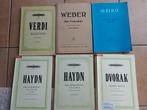 Bladmuziek Verdi, Weber, Haydn, Berlioz Koor Piano, Gebruikt, Klassiek, Ophalen of Verzenden, Koor