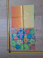 Katoenen Stoffen - Geel/Oranje & Zee-egel Print, Overige kleuren, Nieuw, Ophalen of Verzenden, Katoen