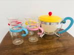 Bodum theepot theeglazen theeset glas vintage️️️🌈💛❤️, Huis en Inrichting, Keuken | Servies, Ophalen of Verzenden, Overige stijlen