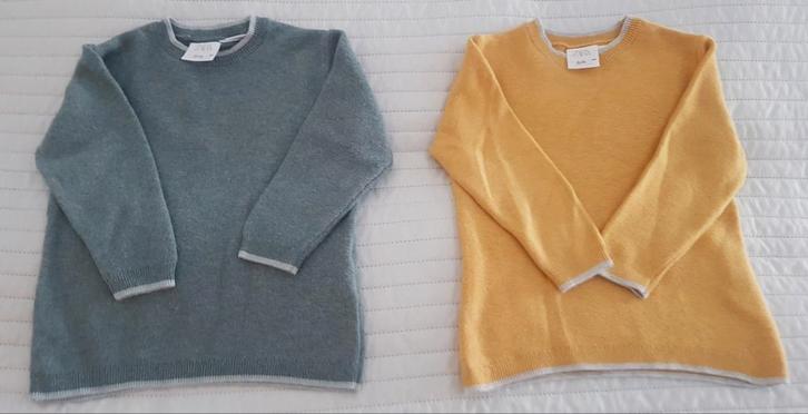 Zara longsleeve trui maat 80 baby kleding geel grijs truien, Kinderen en Baby's, Babykleding | Maat 80, Gebruikt, Jongetje, Truitje of Vestje