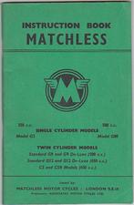 Matchless instruction book G3 G80 single cilinder, Motoren, Handleidingen en Instructieboekjes, Verzenden, Overige merken