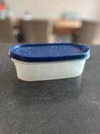 Tupperware langwerpig bakje, Huis en Inrichting, Keuken | Tupperware, Ophalen of Verzenden, Gebruikt, Blauw, Bak of Kom