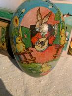 #pasen Antiek Vintage Paasei candycontainer, Diversen, Pasen, T, Nieuw, Ophalen of Verzenden, N