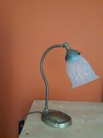 Koperen antiek bureau lamp, Ophalen