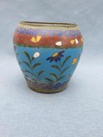 Cloisonne vaasje in koper - 20e eeuw, Antiek en Kunst, Antiek | Koper en Brons, Ophalen of Verzenden, Koper
