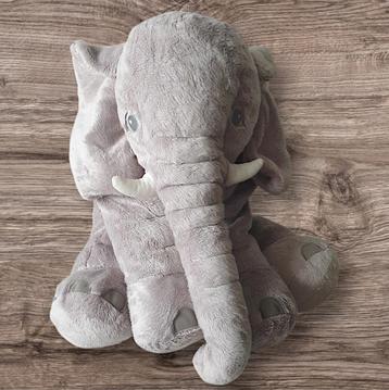 Ikea Jättestor grote olifant knuffel kussen 75 x 40 cm  beschikbaar voor biedingen